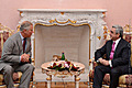 Президент Серж Саргсян с принцем Соединенного Королевства Великобритании и Северной Ирландии Чарльзом в резиденции Президента РА