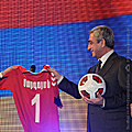 President Serzh Sargsyan attends the event honoring the members of the Armenian national football team-15.12.2011