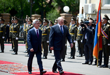 President of Belarus Alexander Lukashenko started his official visit to the Republic of Armenia