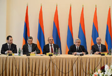 The Board of Trustees of the All-Armenian Hayastan Fund held a meeting