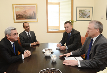 President Serzh Sargsyan visited the Embassy of the United Kingdom