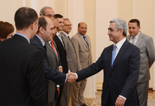 President Serzh Sragsyan received a delegation of the EBRD headed by the President of EBRD Suma Chakrabarti