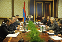 President invited a meeting on the issues related to the efficient management of Ararat valley water resources