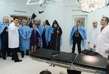 President attended the ceremony of reopening of the Izmirlian Medical Center