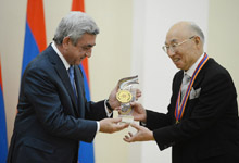 The RA Presidential Award Ceremony for Global Contribution in area of IT for year 2013 at the Presidential Palace