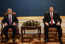 President of Armenia Serzh Sargsyan and President of Azerbaijan Ilham Aliev met in Vienna