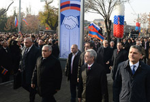 President attended the opening ceremony of the Unified Cross Memorial in Yerevan