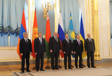 President in Moscow participated at the sitting of the Eurasian Economic Supreme Council held in the extended format