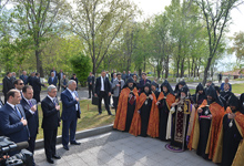 President attends consecration ceremony of Saint Martyrs Church