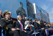 President Serzh Sargsyan is participating in festive events in Moscow devoted to 70th anniversary of Great Victory