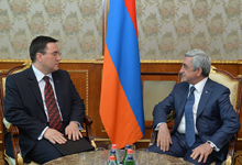 President receives Head of EU Delegation to RA, Ambassador Traian Hristea