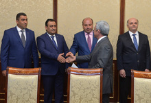 President Serzh Sargsyan met with the representatives of Rule of Law Party 