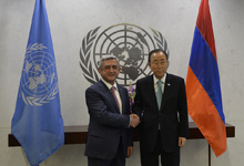 President meets with UN Secretary-General Ban Ki-moon