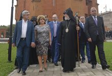 President attends consecration ceremony of newly-built church in Masis 