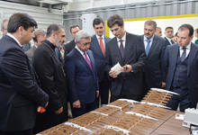 President attends opening and groundbreaking ceremonies of first fab labs in Armenia and new building of Ayb Middle School 