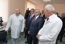 President Serzh Sargsyan visited Tavush and Gegharkunik marzes