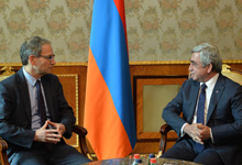  President Serzh Sargsyan received Senior Director for European Affairs of the National Security Council, Special Assistant to President Obama Charles Kupchan