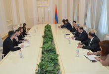  President Serzh Sargsyan received the President of the National Assembly of Serbia Maja Gojkovic