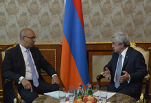 President received the Minister of State for European Affairs of the MFA of the French Republic Harlem Désir