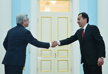  New appointed Ambassador of Tajikistan presented his credentials to the President