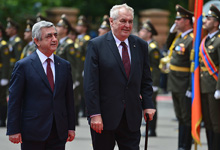  High-level Armenian-Czech negotiations took place at the Presidential Palace