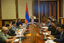 President Serzh Sargsyan invited a meeting of the National Security Council