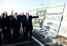 President familiarized with the process of implementation of the road construction projects in Yerevan