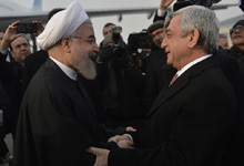 President of Iran Hassan Rouhani has arrived to Armenia on official visit