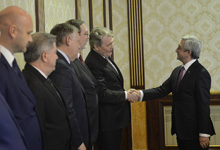 President Serzh Sargsyan received delegation of the RF State Duma