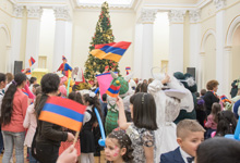 Festive events for chirldren dedicated to New Year and Holy Christmas kicked off at the Presidential Palace