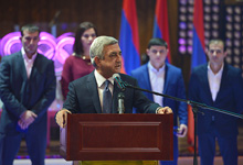 President Serzh Sargsyan congratulated representatives of Armenia’s sport world on the occasion of the approaching holidays