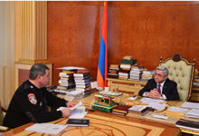 The Head of Police reported to the President on the process of implementation of the reforms 
in the Traffic Police system
