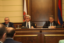 Remarks of the President of Armenia, Chairman of the RPA Serzh Sargsyan at the RPA session