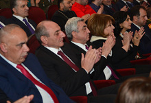 President Serzh Sargsyan was present at the premier demonstration of the “Life and Fight 2: Twenty-five years later” film
