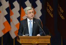 President Serzh Sargsyan participated at the 11th Convention of the Homeland Defenders Voluntary Union