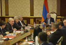 President Serzh Sargsyan invited a meeting of the National Security Council