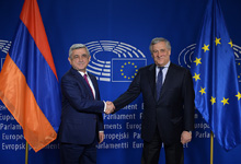 Serzh Sargsyan met with the President of the European Parliament Antonio Tajani
