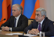 President Serzh Sargsyan made a statement at the ambassadorial meeting