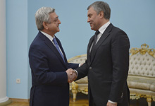 President Received the Chairman of the State Duma of the RF Federal Assembly