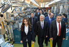 President Serzh Sargsyan visited Alex Textile Company