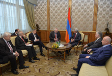 President Serzh Sargsyan received the Co-Chairs of the OSCE Minsk Group