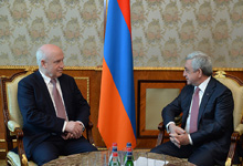 President Serzh Sargsyan received delegation of the CIS monitoring mission