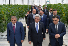 President Serzh Sargsyan familiarized with the ongoing activities of Spayka company and development programs