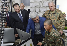 President Serzh Sargsyan attended the official launch of the “TUMO-Army” project held in Artsakh