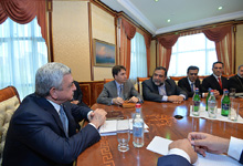 President received representatives of the Foundation for Armenian Science and Technology 