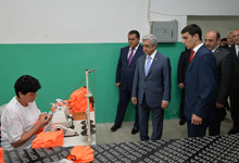 President Serzh Sargsyan’s working visit to Berd, Idjevan regions of Tavush Marz