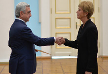 Newly appointed Iceland Ambassador hands credentials to President Serzh Sargsyan