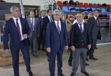 President pays working visit to Aragatsotn Marz of Armenia