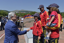 President watched Best Sporting Family contest’s final competitions