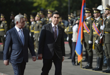 Official welcoming ceremony for Turkmen President held at Presidential Palace